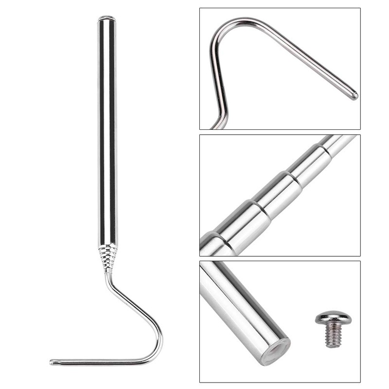 JULYKAI Snake hook, stainless steel reptile receiver, snake receiver, snake