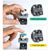 10 Amp 22MM Latching Push Button Switch Green 1NO 1NC