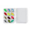 Fishing goo! Micro Spoons, Set of 12, Trout, Rainbow Trout,