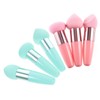 FOMIYES 5sets Finger Puff Makeup Sponge Set Brush Handle Perfect