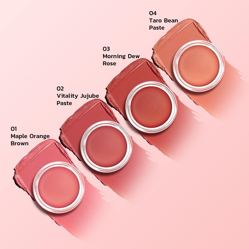 Unusual Beauty Cream Blush for Cheeks, Lips and Eyes, Natural-Looking,