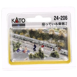 KATO N Gauge Sitting Passengers 2 24-206 Diorama Supplies