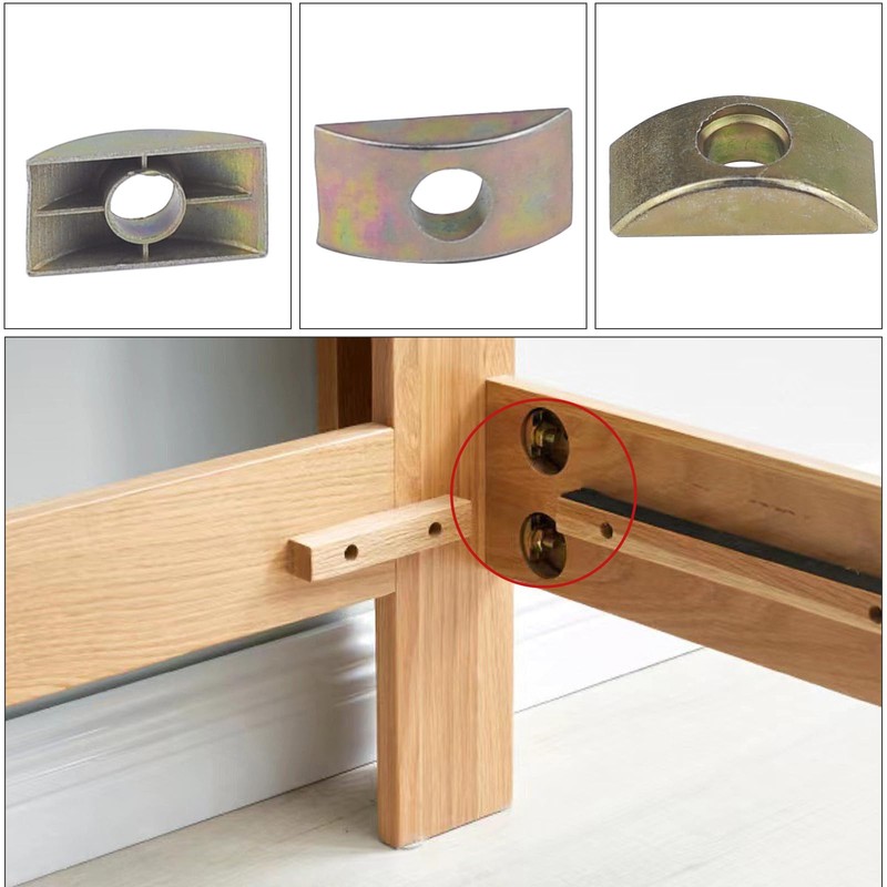 MABAHON Diameter Nut Washer Half Moon, Screw Nut Connection Pieces