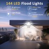 ZHPINGMX 100W LED Flood Light Outdoor, 10000LM Super Bright Floodlight
