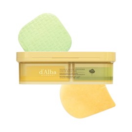 d'alba Piedmont Double Quick Liposome Serum Mask Pad, Vita Toning Collagen Gel Pads, 70 Count (4.23 fl oz / 125 mL) + Calming Toner Peeling Pads, 30 Count (3.38 fl oz / 100 mL)