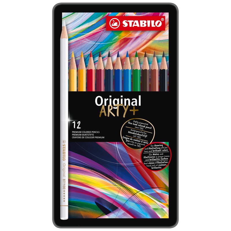 STABILO Thin Lead Colouring Pencil Original - ARTY+ - Tin