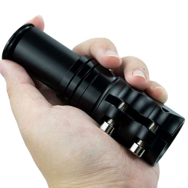 Bicycle Handlebar Riser, Black Aluminium Bicycle Stem Adapter 28.6 mm
