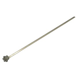 1598 Tiger Crown Decoration Tool, Silver, Total Length 11.5 inches (293 mm), Baked Iron