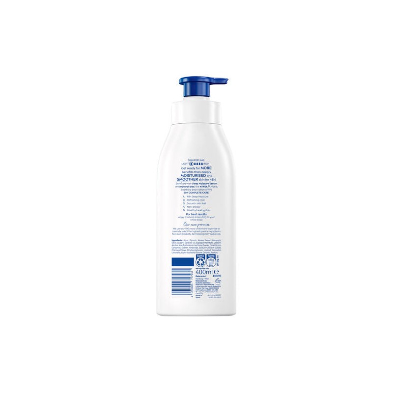Nivea Aloe & Hydration Body Lotion 400mL