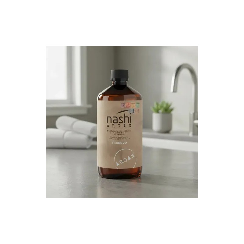 Nashi Argan Shampoo, Hidratante De Origen Natural, 500ml