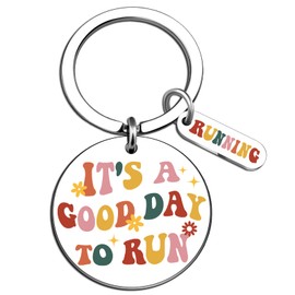 UIWIHHP Runner Gifts for Women Cool Running Gifts for Runners Track And Field Keychain Running Accessories for Women Runner Gift Ideas Marathon Runner Gift