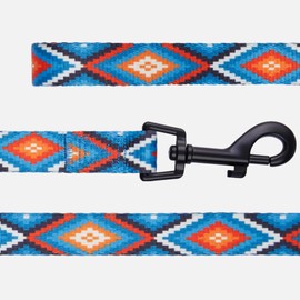 CollarDirect Nylon Dog Leash 5ft Tribal Pattern Durable Walking Pet Leashes for Dogs Small Medium Large Puppy (Pattern 1, M, New)