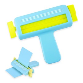 Lucktao Paper Crimper, Paper Crimper Tool, Corrugated Paper Machine, Paper Wave Shaper Making Tool for DIY Arts Crafts Scrapbooking (Blue)