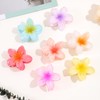 ZkateTrade Pack of 12 Flower Hair Clips Small Non-Slip Flower