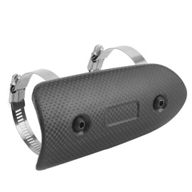Universal Exhaust Heat Shield Guard Lightweight Carbon Fiber Protector Mufflers