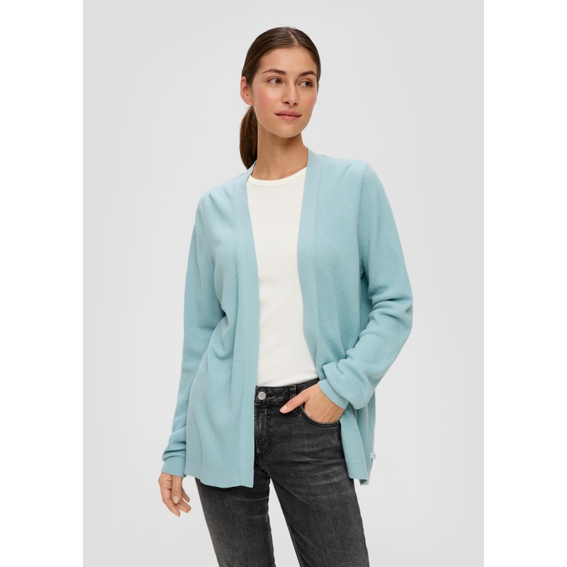 s.Oliver Women's Cardigan, turquoise, S