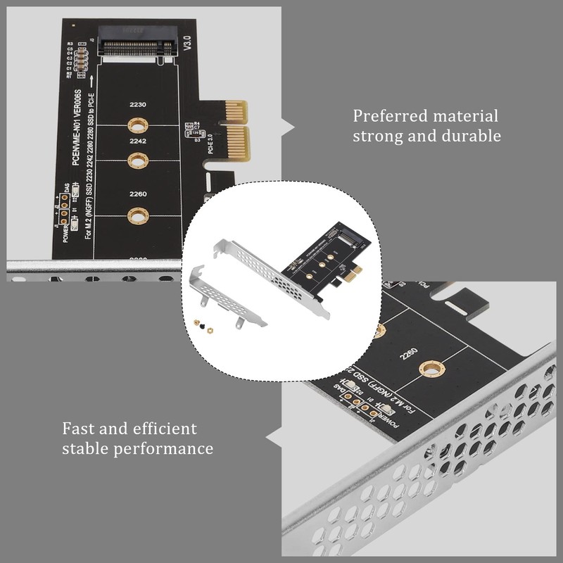 CeaHoify PCIE to M2 Adapter PCI Express 3.0 X1 to