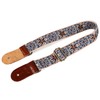 Embroidered Ukulele Strap Ethnic Style Adjustable Length Nylon Leather Comfortable