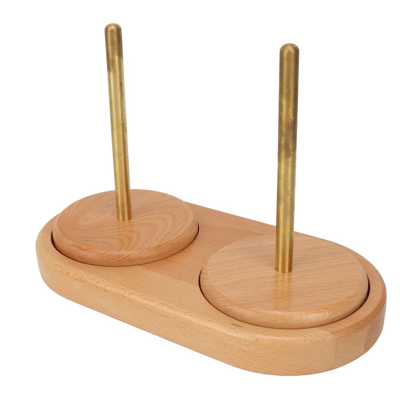 Double Yarn Holder Detachable Rotatable Large Capacity Yarn Ball Stand