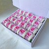 LXKBD Napkin Rings,48 Pcs Artificial Rose Napkin Holders Burlap Flower
