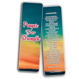 NewEights Prayers for Healing During Difficult Time Bookmarks (60-Pack) - Reverence Prayer Sunday School Easter Baptism Thanksgiving Christmas Rewards Encouragement Motivational Gift