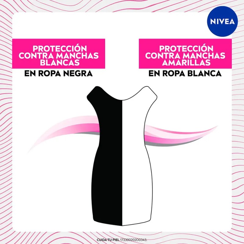 Desodorante Nivea Black & White Invisible Antimanchas 50gr