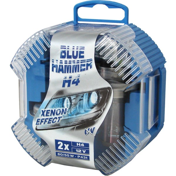 Hammer BH-H4-BLAU Autolampenbox H4 blue Hammer Duo Box