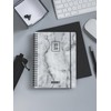 BRUNNEN School Diary '25/'26 "Grey Marble" | A5, Plastic