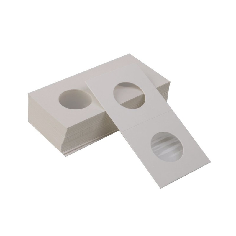 2x2 Cardboard Coin Holder Collection Mylar Flip Cover Coin Storage