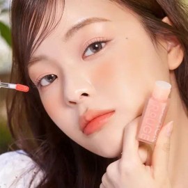 Black Rouge 블랙루즈 벨벳 립틴트 더블레이어 오버 스윗탠저린 모음 택 1 Black Rouge Velvet Lip Tint Double Layer Over Sweet Tangerine Selection 1 [DL22 Bear Pair]