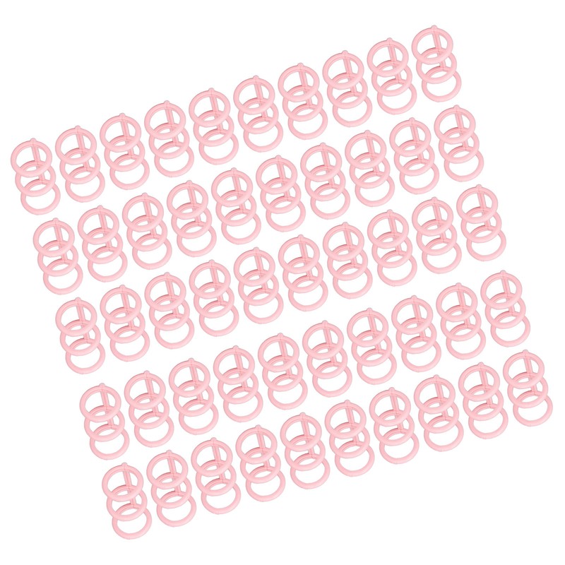 50PCS Comb Binding Spine 16mmx3 Rings PP Multifunctional Book Binder