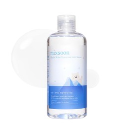 Mixsoon Suero de Ácido Hialurónico de Agua Glaciar - Hidratación Profunda y Enfriamiento para la Cara, Potenciador de Hidratación, Textura Refrescante Ligera 300ml / 10.14 fl.oz. Cuidado de la Piel