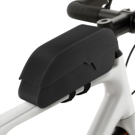 Fllkueaiy Magnetic Frame Bag Bicycle Bag - Bicycle Frame Bag Waterproof Bicycle Top Tube Bag with Magnetic Lid Frame Bag Bicycle Bag