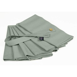 S4Sassy Green Solid Home Decor 12 Pcs Cotton Napkin Solid Everyday Basic Washable Table Linen