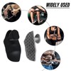 Anti-Slip Rubber Gym Grips,Ergonomic Fingerless Workout Gym Gloves for Weight