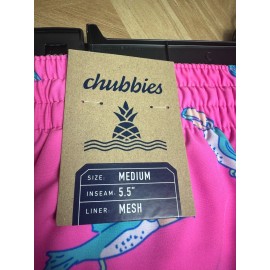 Chubbies Shorts The Toucan  5.5'' Classic Swim Trunks All Print Size Medium