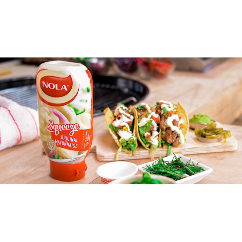 Nola Mayonnaise Bottle 27 Ounce|750g Imported from South Africa (Original,