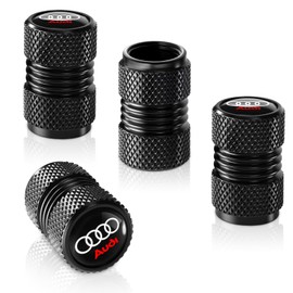 TACOMA Tire Valve Stem Cap Cover for GMC AT4 Sierra Belt O-Ring Seal Corrosion Resistant,Tire Valve Stem Air Cap 4 Pack Black