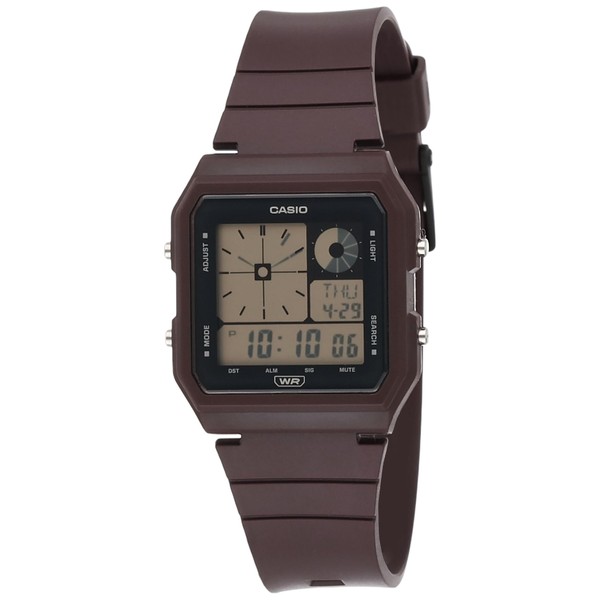 Casio Unisex Resin Digital Purple Dial Watch-Lf-20W-5Adf, Band Color-Purple, Purple,