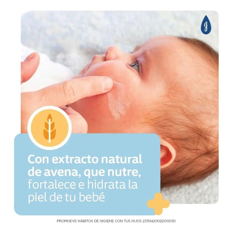 Crema Corporal Bebé Avena 400ml Johnson's