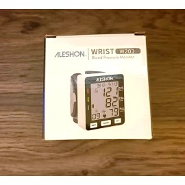 Aleshon Wrist Blood Pressure Monitor Automatic Portable Cuff Pulse Heart Rate W203