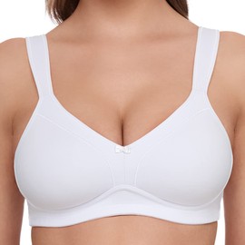 Susa Women's Double Pack Bra, White, 80A