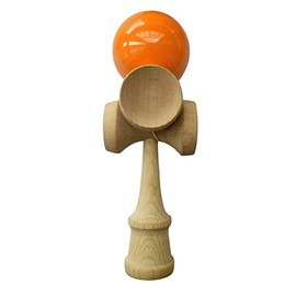 Red Wagon Toys 5-Cup Professional Kendama Trick Toy, Orange