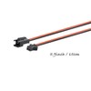 20 Gauge Silicone JST SM Connectors Plug, SIM&NAT 5.9 inches