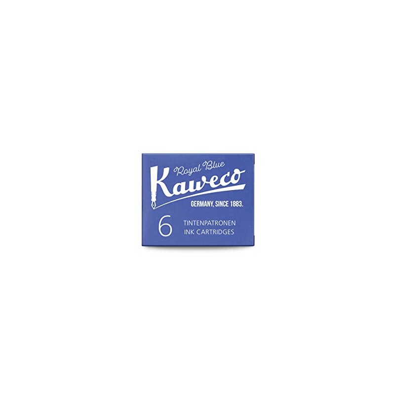 Kaweco Fountain Pen Ink Cartridges Royal Blue Pack of 6