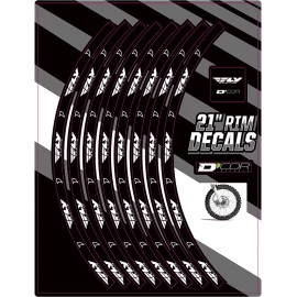 D COR 2017 250 SX-F Factory Edition KTM RIM DECALS 21" FLY LOGO FRONT 40-80-212