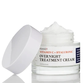 Elastalift Hyaluronic Acid Moisturizer + Vitamin C Face Cream | Anti Aging Cream Hydrating + Plumping Face Lotion For Women, Men, Dry Skin, Wrinkles, & Fine Lines | Facial Skin Care Products, 2 Fl Oz