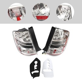YIYIBYUS Tail Light for Toyota Prius 2004-2009 Rear Brake Tail Lamps Black Housing Clear Lens Tail Lamp (Driver&Passenger Side)