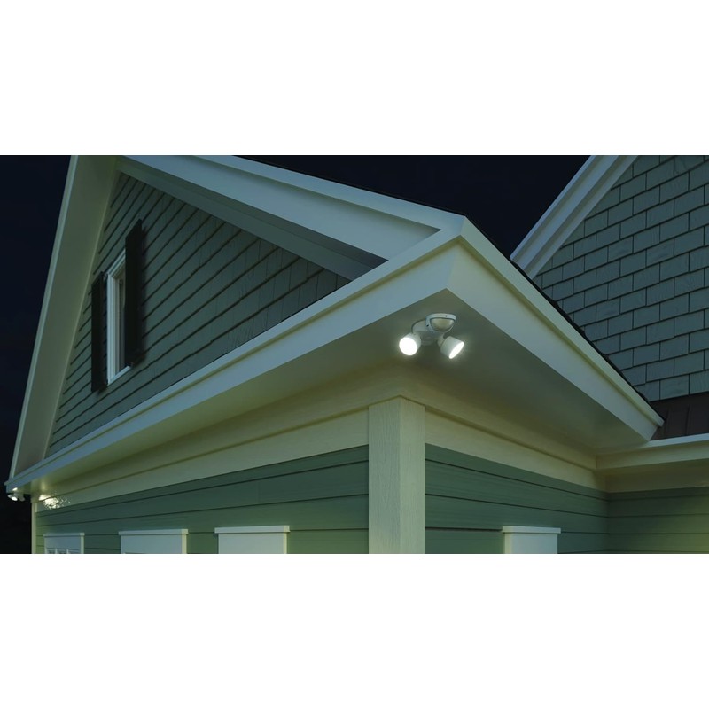 Lithonia Lighting HomeGuard 2-Light LED Outdoor Flood Lights, Motion Sensor