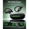 Wireless Earbuds Bluetooth Headphones Wireless Charging Case LED Display 40H